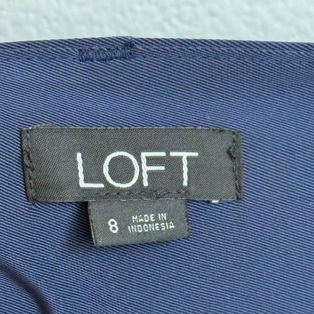 LOFT Wide Leg Pants in Navy - Picture 5 of 6